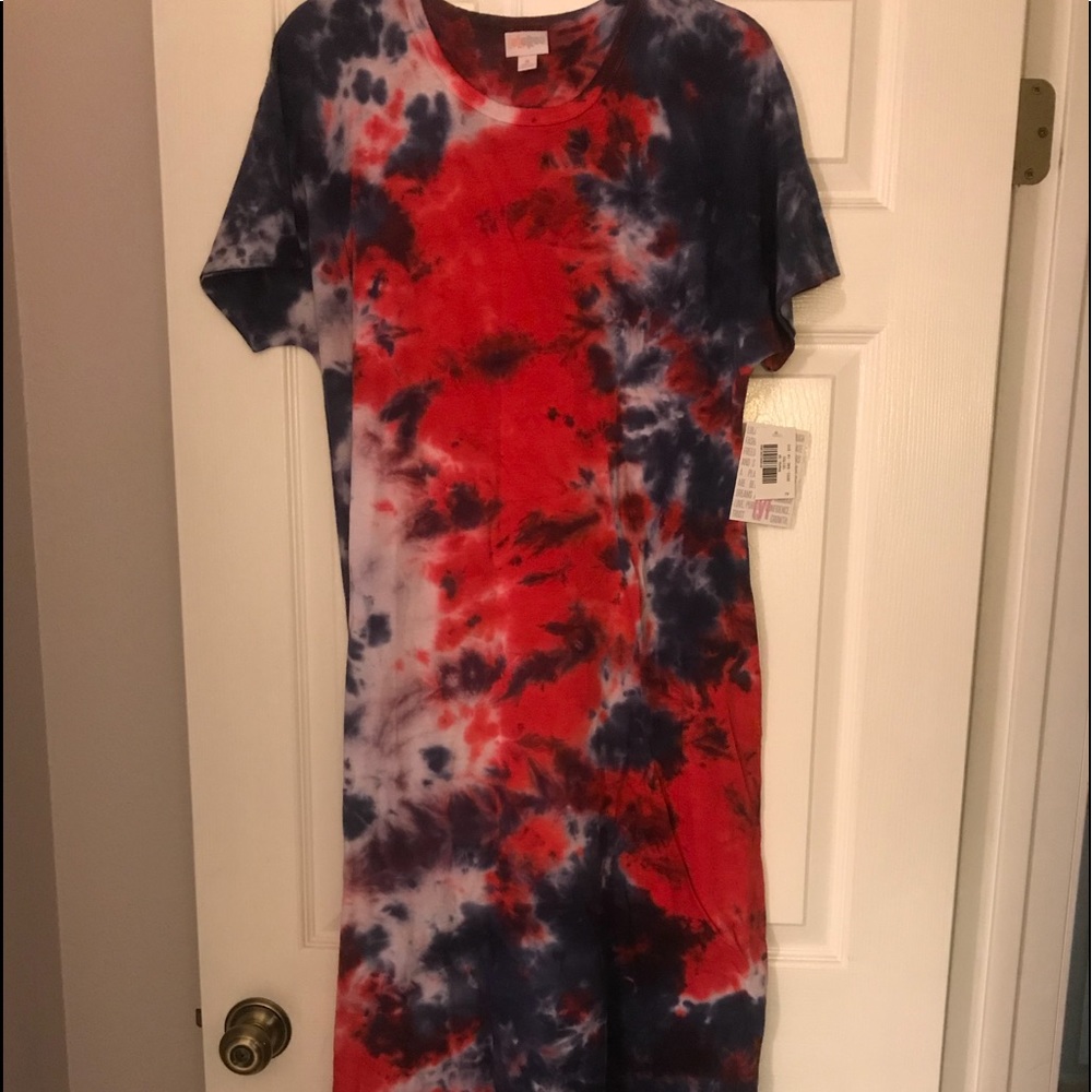 Lularoe Maria Tie Dye Dress, Size Medium, NWT!!!!